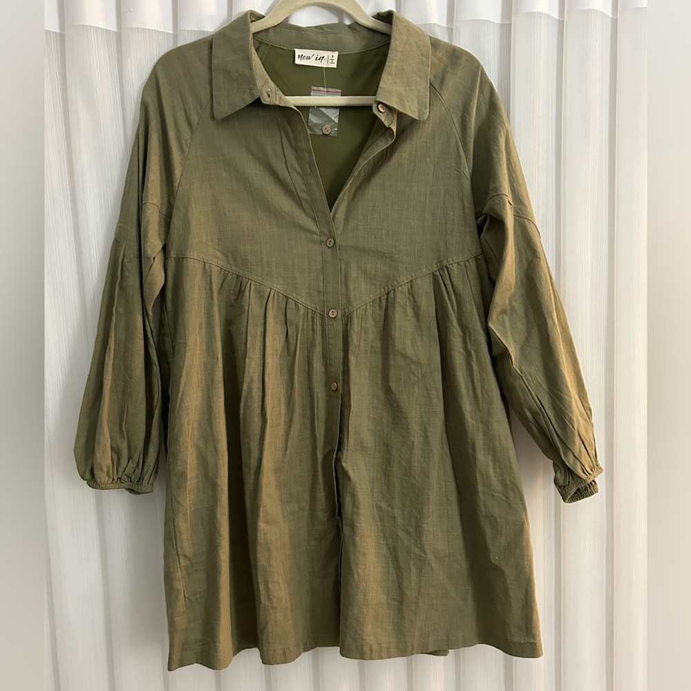 Babydoll shirt dress. Size small.